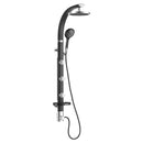 Pulse Bonzai Black Aluminum 2.5 GPM Shower System 1017-B