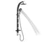 Pulse Bonzai Black Aluminum 2.5 GPM Shower System 1017-B