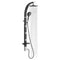 Pulse Bonzai Black Aluminum 2.5 GPM Shower System 1017-B
