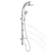 Pulse Bonzai Silver Aluminum 2.5 GPM Shower System 1017-S