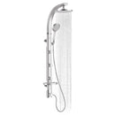 Pulse Bonzai Silver Aluminum 2.5 GPM Shower System 1017-S