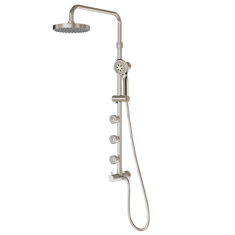 Pulse Lanikai Brushed-Nickel 2.5 GPM Shower System 1028-BN