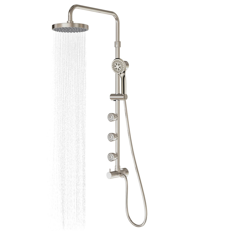 Pulse Lanikai Brushed-Nickel 2.5 GPM Shower System 1028-BN