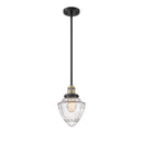 Innovations Lighting Small Bullet 1 Light Mini Pendant part of the Franklin Restoration Collection 201S-BAB-G664-7