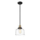 Innovations Lighting Large Bell 1 Light Mini Pendant part of the Franklin Restoration Collection 201S-BAB-G713