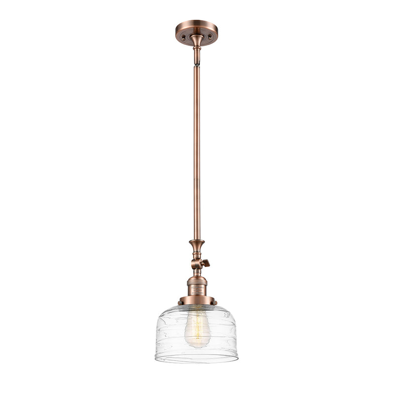 Innovations Lighting Large Bell 1 Light Mini Pendant part of the Franklin Restoration Collection 206-AC-G713