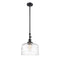 Innovations Lighting X-Large Bell 1 Light Mini Pendant part of the Franklin Restoration Collection 206-BK-G713-L