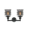 Innovations Lighting Small Bell Cage 2 Light Bath Vanity Light Part Of The Franklin Restoration Collection 208-BK-G53-CE-LED