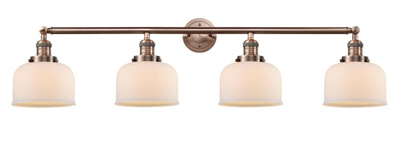 Innovations Lighting Large Bell 4 Light Bath Vanity Light 215-BK-G73