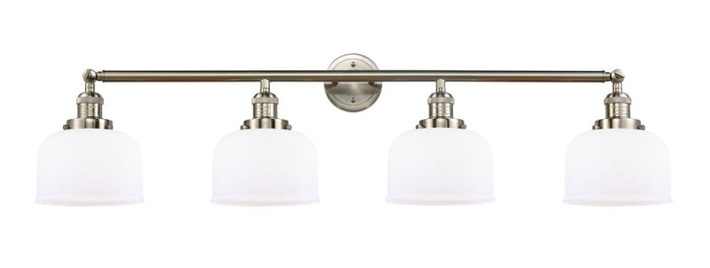 Innovations Lighting Large Bell 4 Light Bath Vanity Light 215-BK-G73