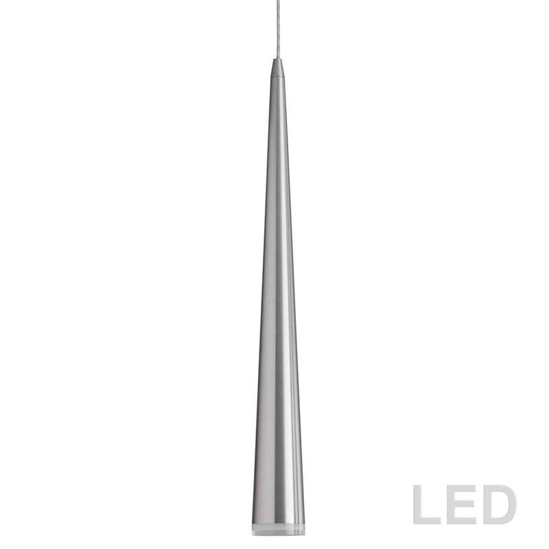 Dainolite 5W Pendant Satin Chrome Finish 418LED-361P-SC