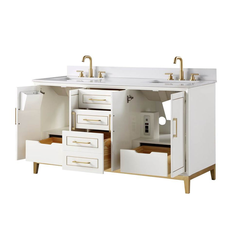 Bemma Gracie 60" Double Bathroom Vanity Set
