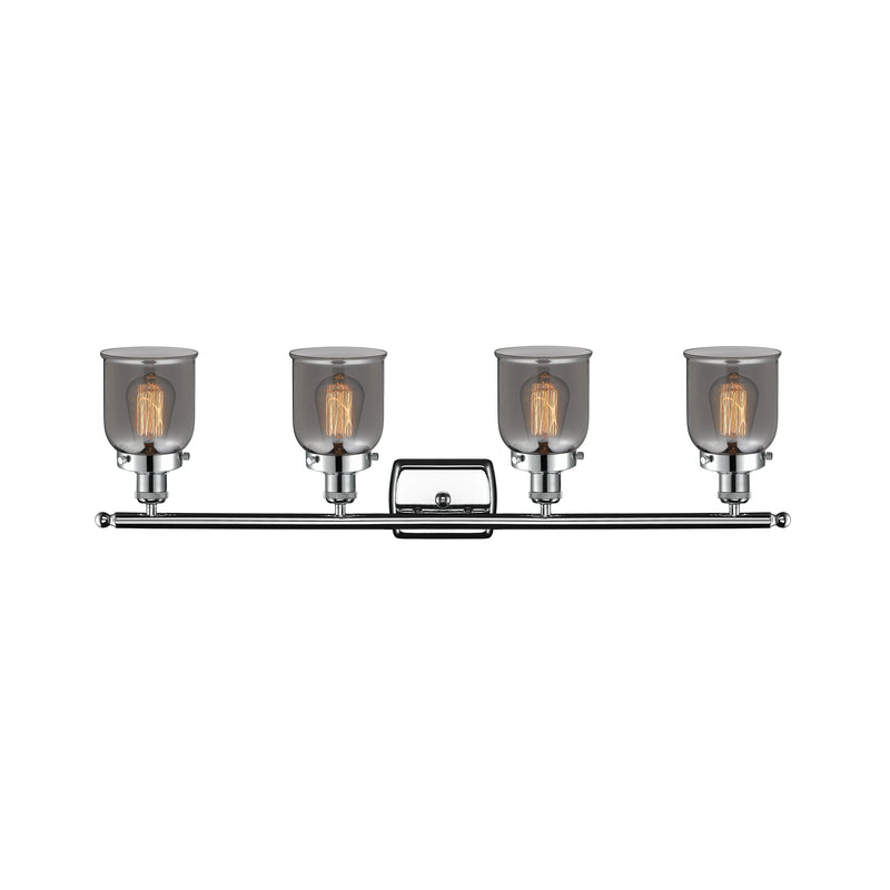 Innovations Lighting Small Bell 4 Light Bath Vanity Light Part Of The Ballston Collection 916-4W-PC-G53