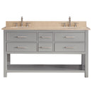 Avanity Brooks 61 inch Vanity Combo BROOKS-VS60-CG-B