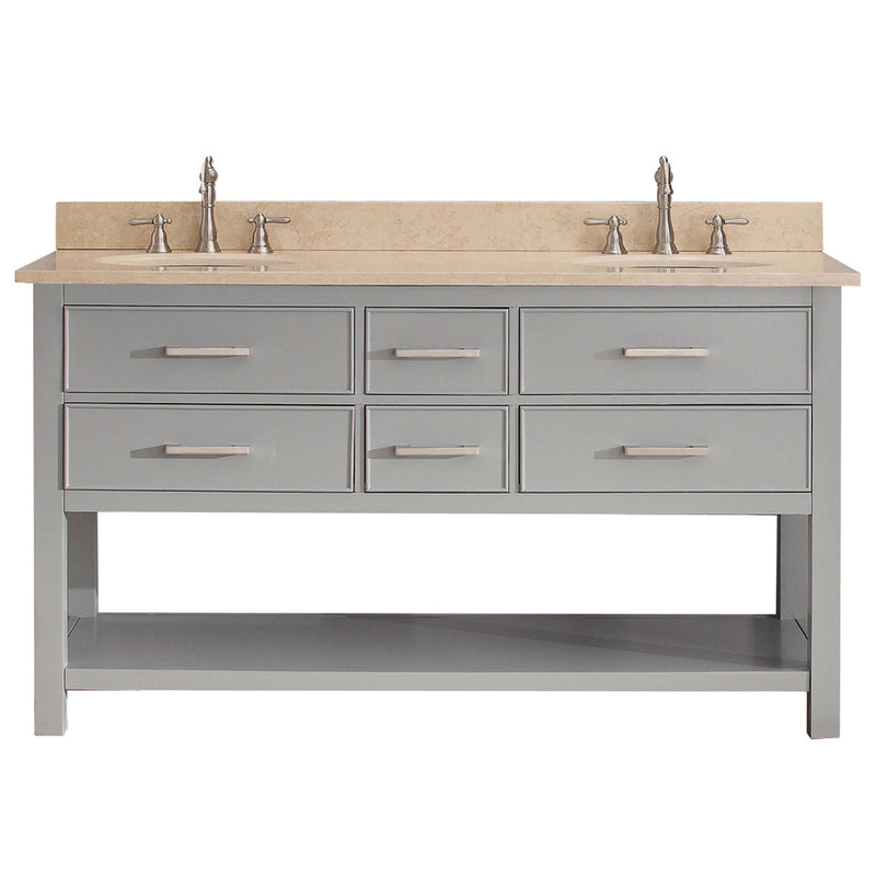 Avanity Brooks 61 inch Vanity Combo BROOKS-VS60-CG-B