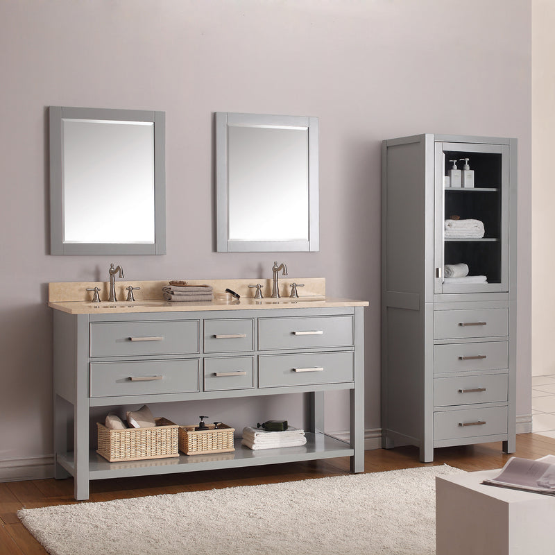 Avanity Brooks 61 inch Vanity Combo BROOKS-VS60-CG-B