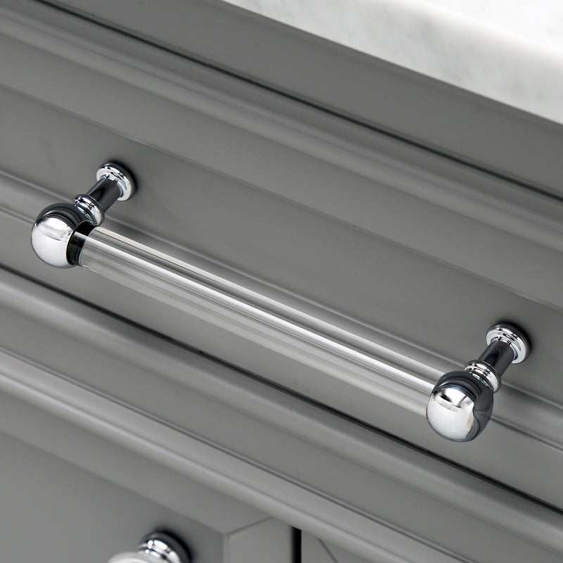 Water Creation 24" Cashmere Gray Single Sink Bathroom Vanity From The Derby Collection DE24CW01CG-000000000