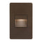 Dainolite Bronze Rectangle In/Outdoor 3W Wall DLEDW-200-BZ