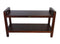 DecoTeak Classic 35" Extended LENGTH Ergonomic Teak Shower Stool with LiftAid Arms and Shelf DT110