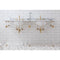 Water Creation Empire 72" Wide Double Wash Stand Only In Satin Gold Finish EP72A-0600