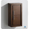 Fresca Allier 16" Wenge Brown Modern Bathroom Vanity with Mirror FVN8118WG