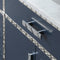 Water Creation Marquis 72" Double Sink Carrara White Marble Countertop Vanity in Monarch Blue MQ72CW01MB-000000000