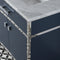 Water Creation Marquis 72" Double Sink Carrara White Marble Countertop Vanity in Monarch Blue MQ72CW01MB-000000000