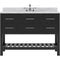 Modern Fittings Caroline Estate 48" Single Bath Vanity with Marble Top and Round Sink