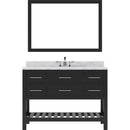 Modern Fittings Caroline Estate 48" Single Bath Vanity with Marble Top and Round Sink
