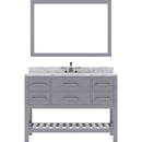 Modern Fittings Caroline Estate 48" Single Bath Vanity with Marble Top and Round Sink
