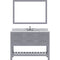 Modern Fittings Caroline Estate 48" Single Bath Vanity with Marble Top and Round Sink