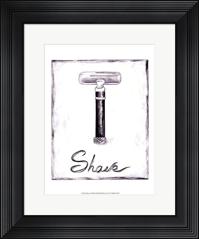 Chariklia Zarris Shave Contemporary Stepped Solid Black with Satin Finish R644546-AEAEAGME8E