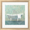 Avery Tillmon Damask Bath Tub White Washed Rounded Oatmeal Faux Wood R808799-AEAEAGJEMY