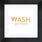 Wild Apple Portfolio Bathroom Etiquette IV Contemporary Stepped Solid Black with Satin Finish R907549-AEAEAGME8E