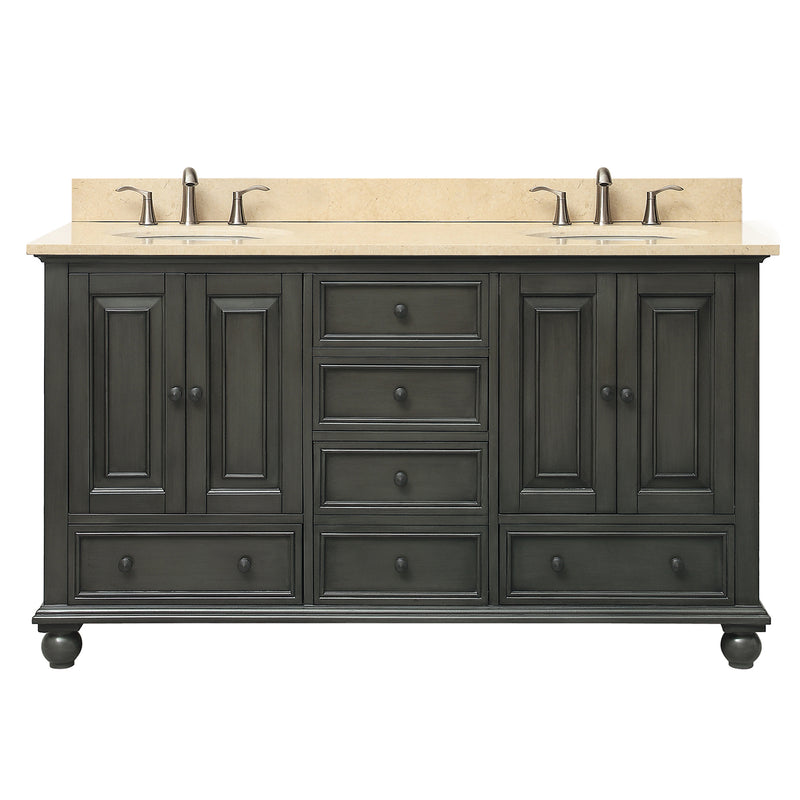 Avanity Thompson 61 inch Vanity Combo THOMPSON-VS60-CL-B