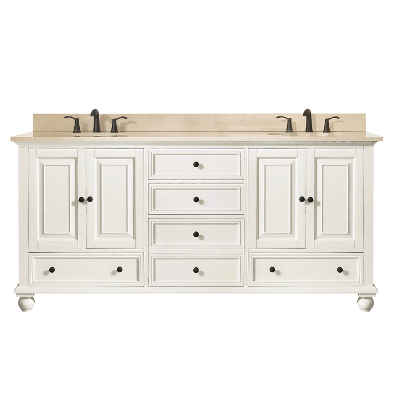 Avanity Thompson 73 inch Vanity Combo THOMPSON-VS72-FW-B