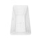 Wyndham Tiffany 59" Small Soaking Bathtub in White with Shiny White Trim WCBTK150459SWTRIM
