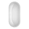 Wyndham Soho 68" Soaking Bathtub in White with Shiny White Trim and Floor Mounted Faucet in Matte Black WCOBT100268SWATPBK