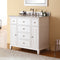 Avanity Windsor 37 inch Vanity Combo WINDSOR-VS36-WT-C