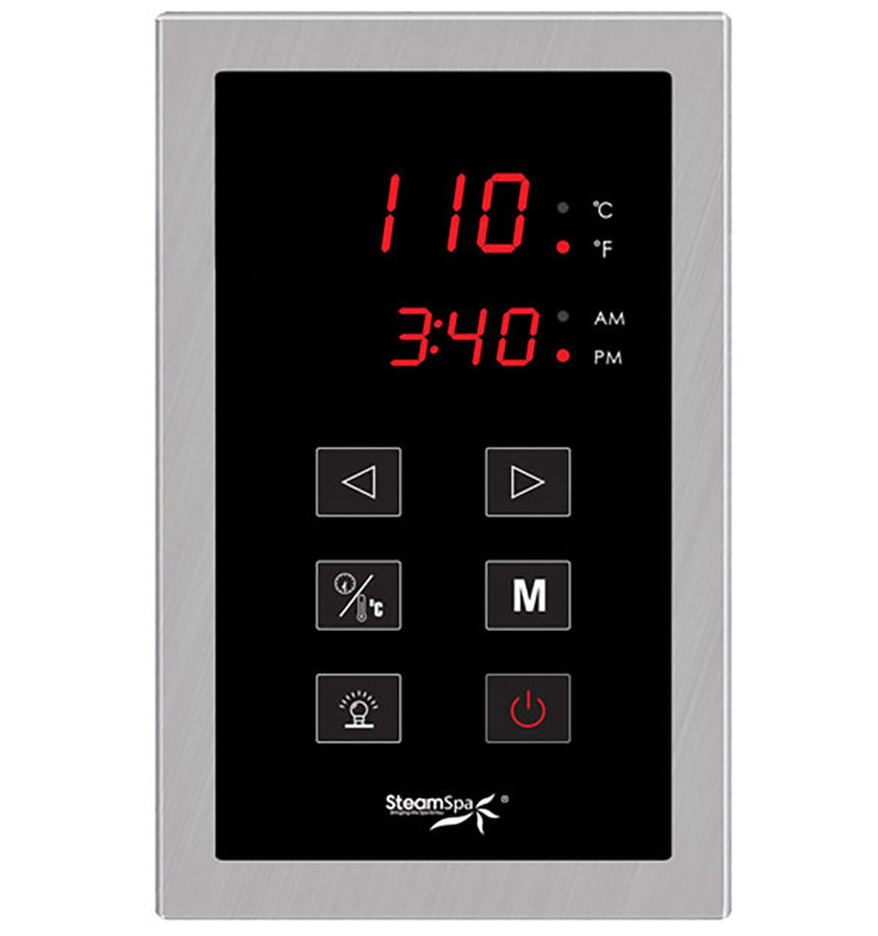 Touch Panel Control System in Brushed Nickel